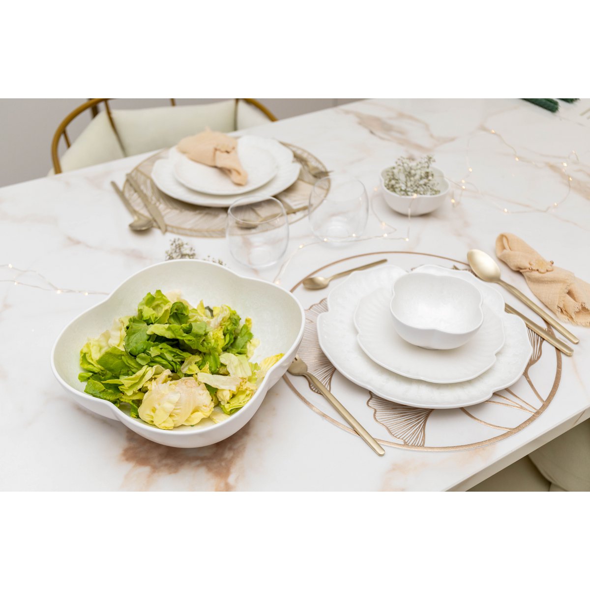 Handmade floral porcelain bowl, perfect for home decoration and kitchen use | CozyVibe