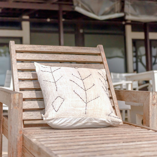 Handwoven Pillow Case SERAJA 40x40 or 50x50 cm Decorative Cushion Cover Sofa Cushion Made of Cotton - CozyVibe.eu