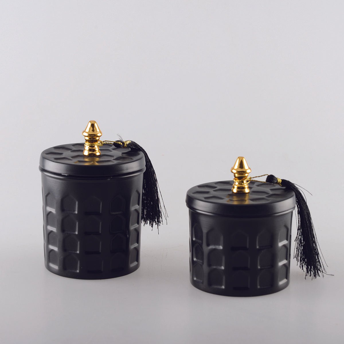 modern black candle with vanilla aroma stylish home decoration cozyvibes