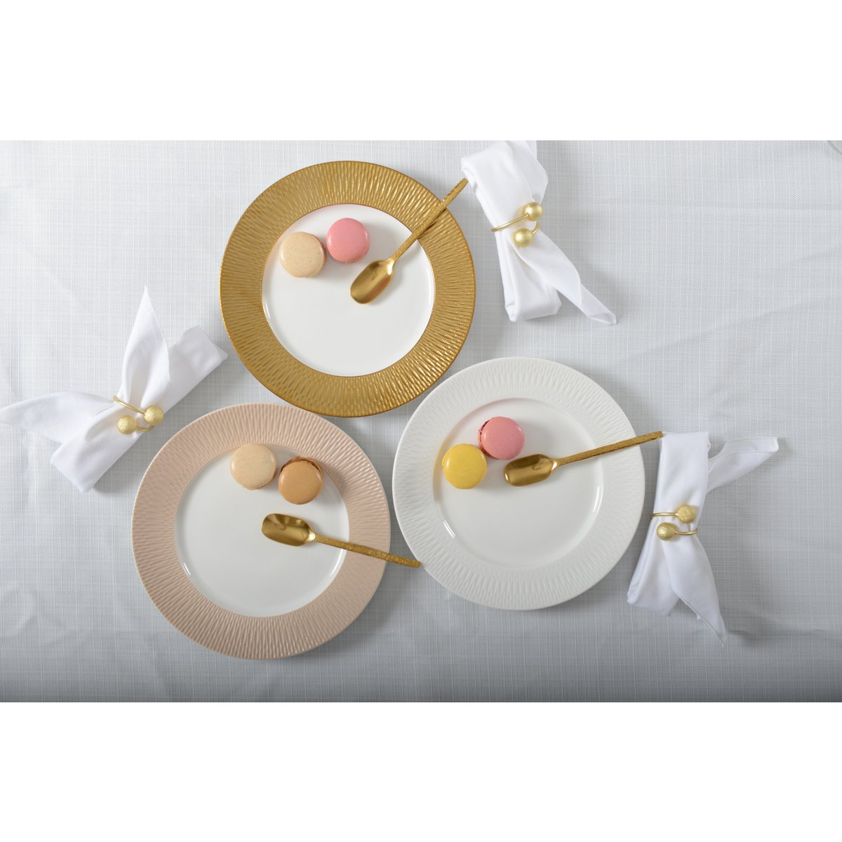 Princess white dessert plate - CozyVibe.eu