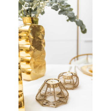 Round candle holder 9x9x5cm - CozyVibe.eu