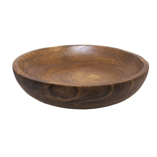 Wooden decorative bowl 45x45x9cm - CozyVibe.eu