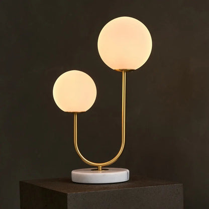 Giorgia Marble and Glass Table Lamp