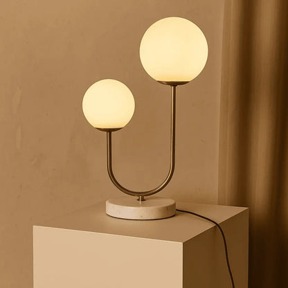 Giorgia Marble and Glass Table Lamp