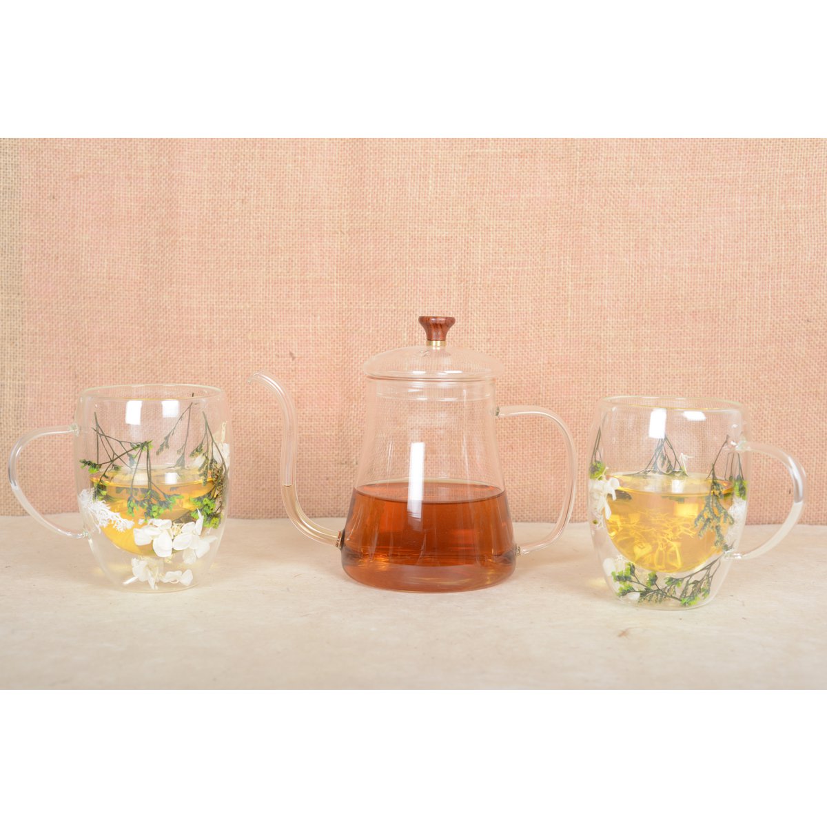 650ml glass teapot - CozyVibe.eu