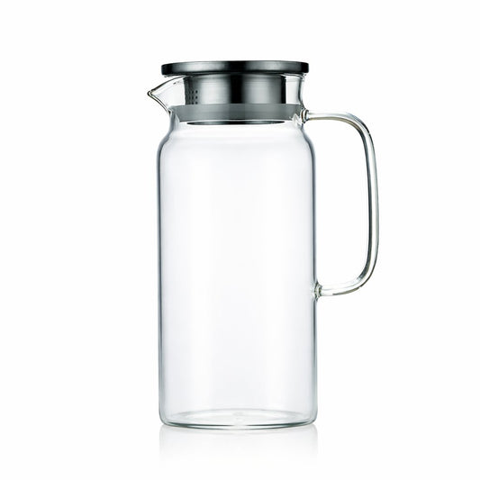 Glass Water Carafe 1.2 L refreshing water serving