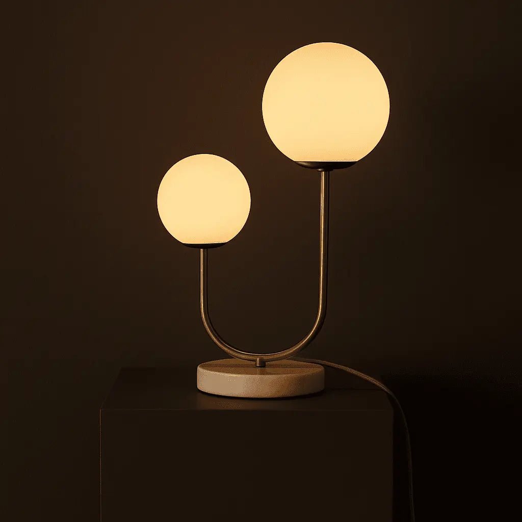 Giorgia Marble and Glass Table Lamp