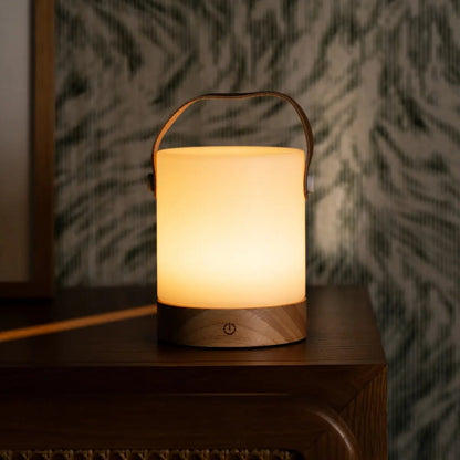 Avery rechargeable table lamp with cordless and dimmable design