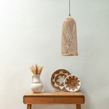 CAMAYA handmade bamboo ceiling lamp for home décor by CozyVibe

