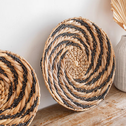 BANDUNG Wall Basket | Water Hyacinth Boho Decorative Bowl - CozyVibe.eu