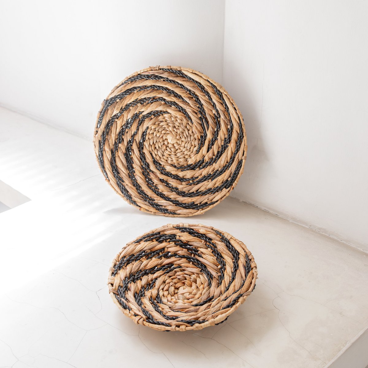 BANDUNG Wall Basket | Water Hyacinth Boho Decorative Bowl - CozyVibe.eu