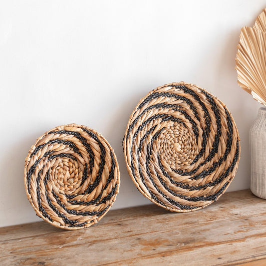 BANDUNG Wall Basket | Water Hyacinth Boho Decorative Bowl - CozyVibe.eu