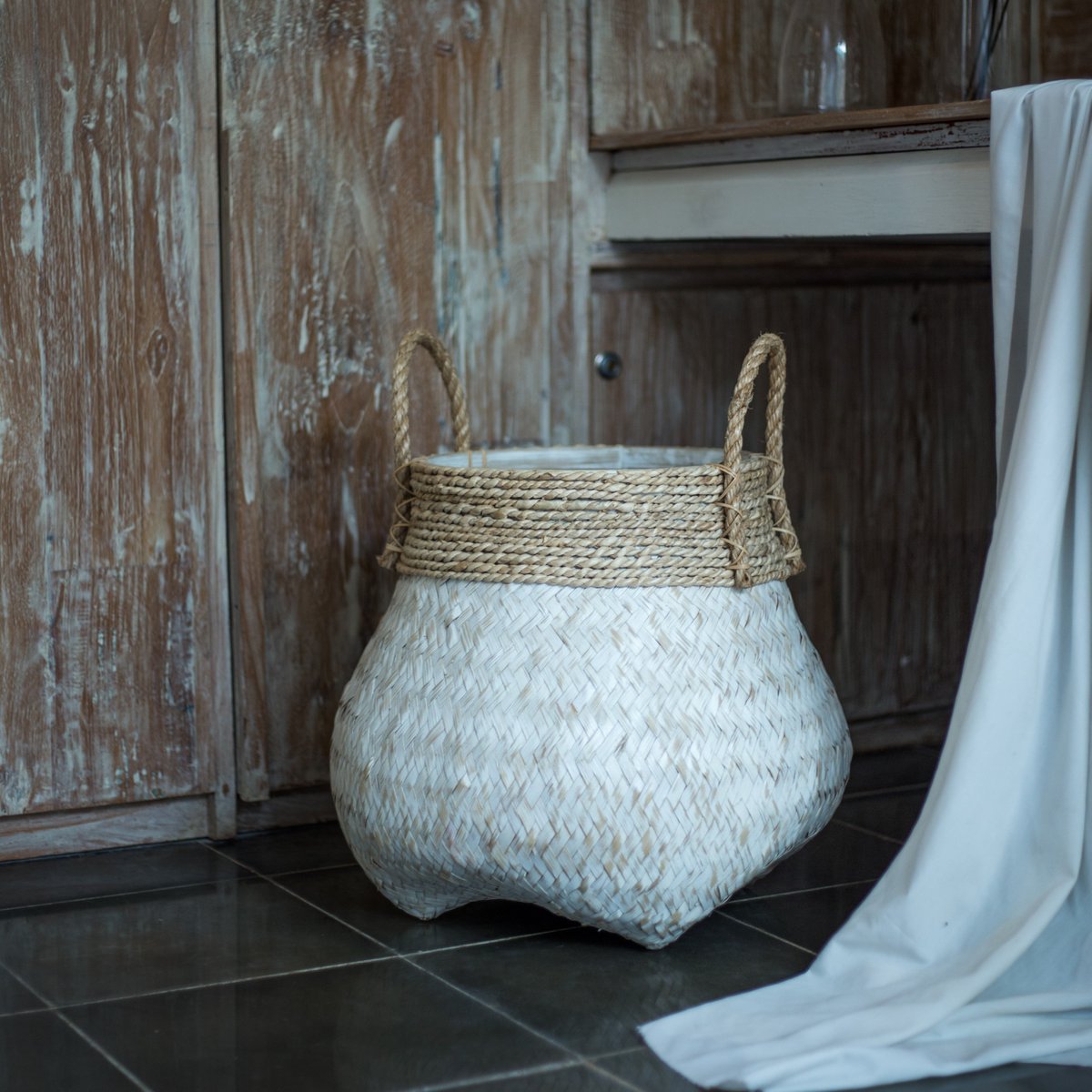 Benoa mand – Bamboe wasmand & plantenmand