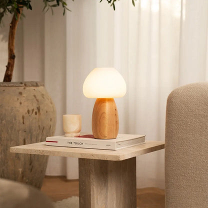 Bear Lamp – Rechargeable Wooden Light, Dimmable & Eco - Friendly - CozyVibe.eu