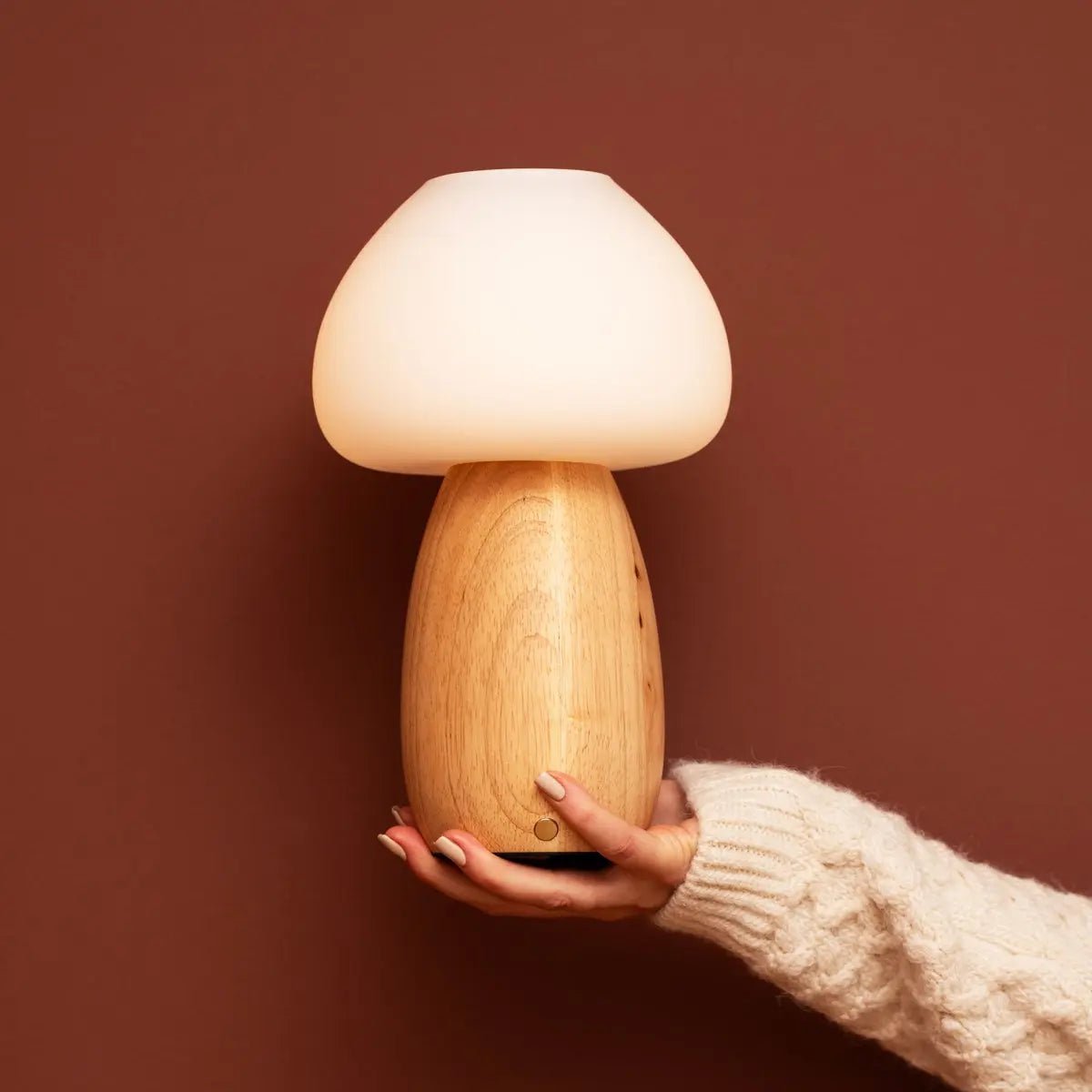 Bear Lamp – Rechargeable Wooden Light, Dimmable & Eco - Friendly - CozyVibe.eu