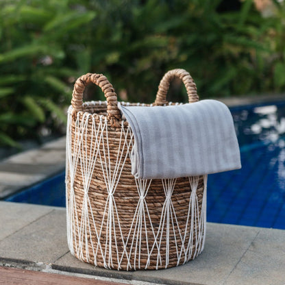 Handmade Manduro basket for cozy home décor by CozyVibe


