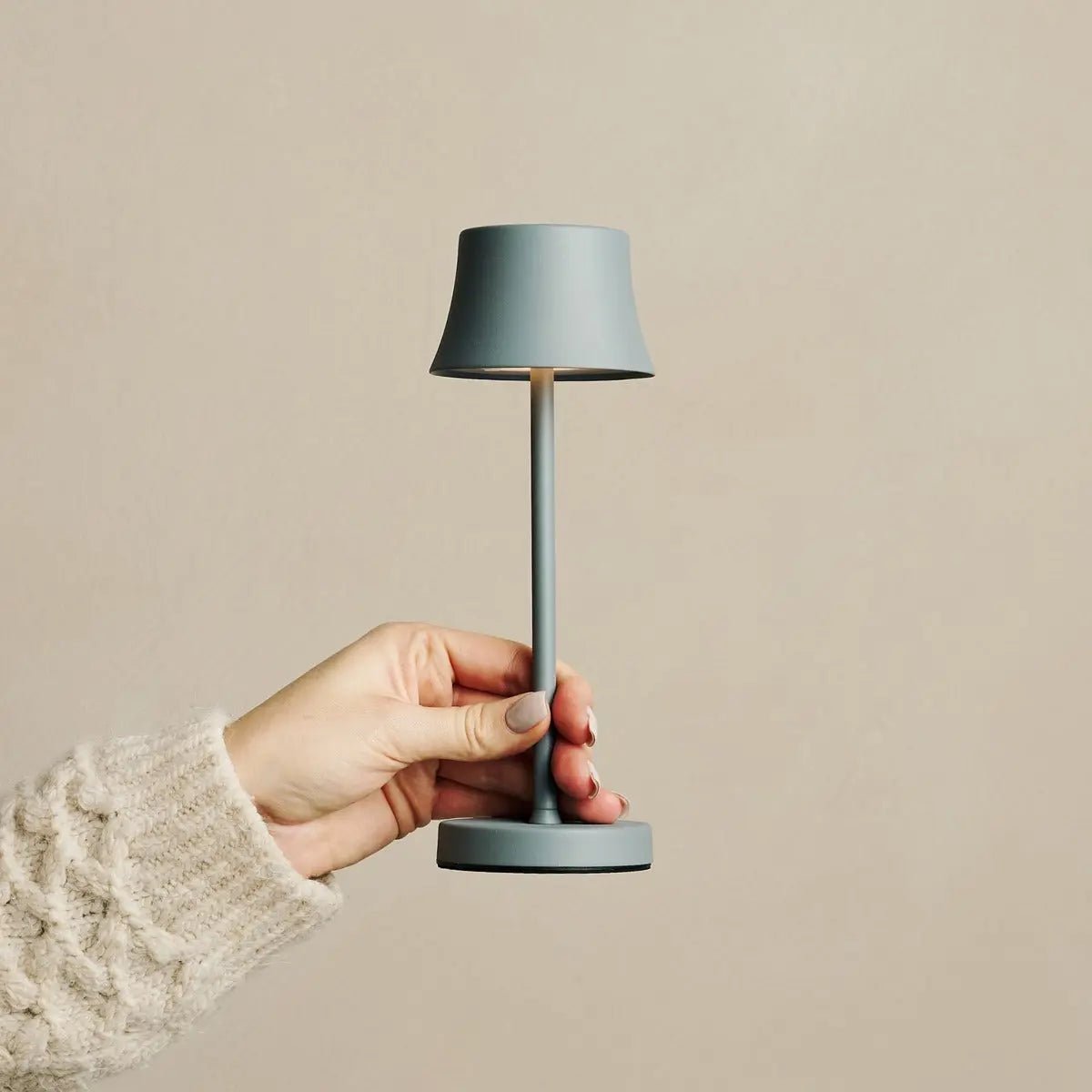 De Pijp Mini Mouse Grey tafellamp – Draadloos en oplaadbaar