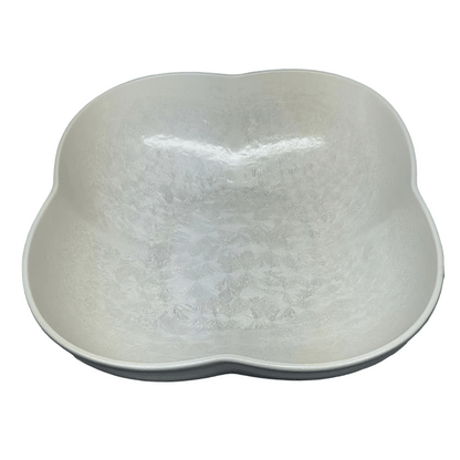 Floral white porcelain salad bowl, kitchen decor and tableware | CozyVibe

