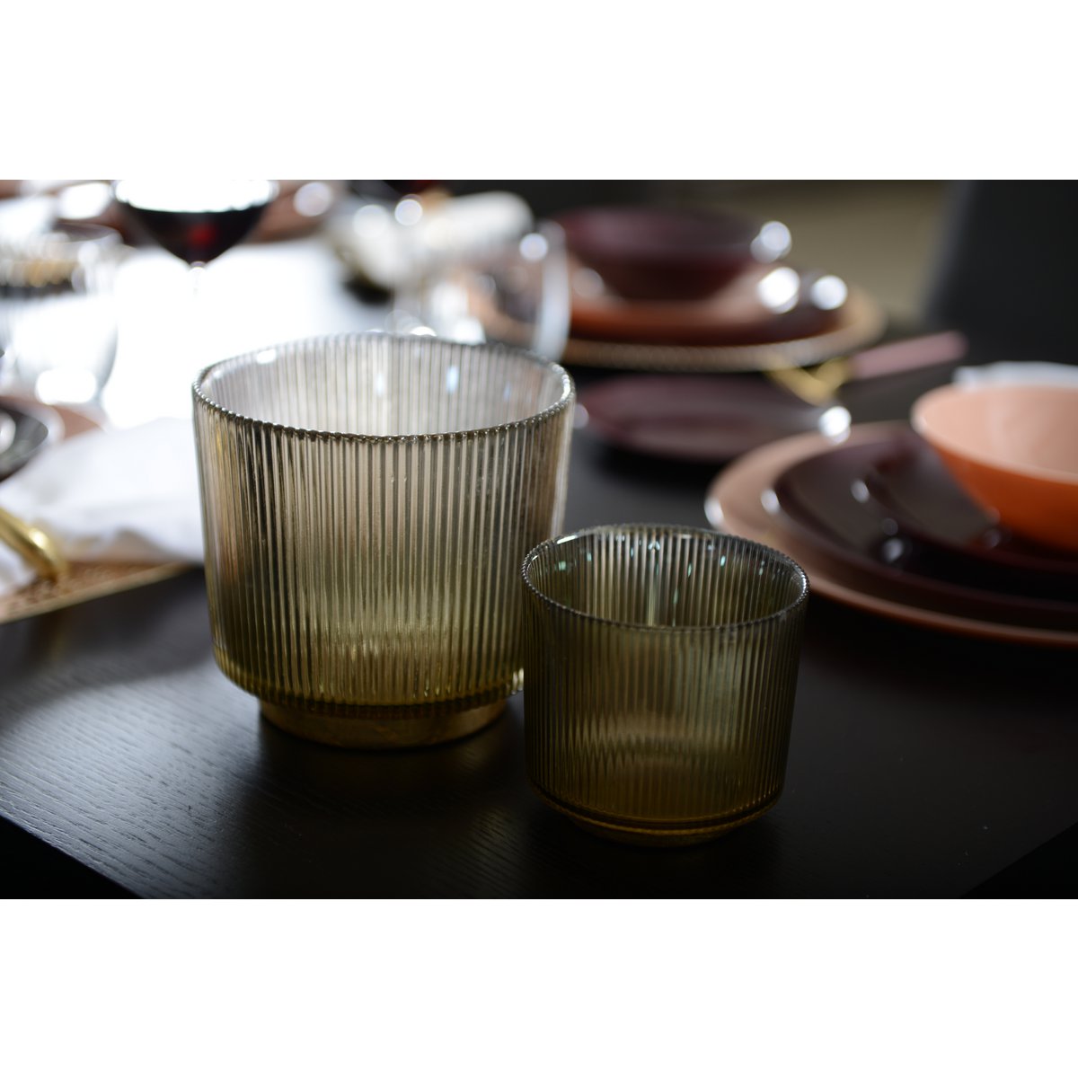 Glass candle holders - CozyVibe.eu