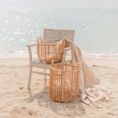 JEMUH Rattan Basket – Laundry, Plant & Storage Basket - CozyVibe.eu