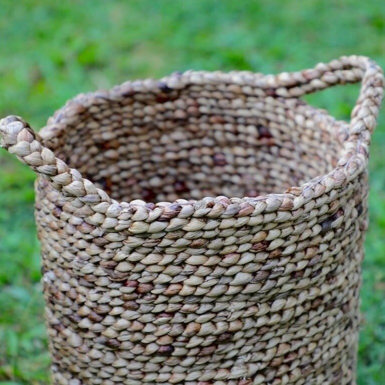 Laundry Basket | Plant Basket | Storage Basket BALAI made from Water Hyacinth (3 sizes) - CozyVibe.eu