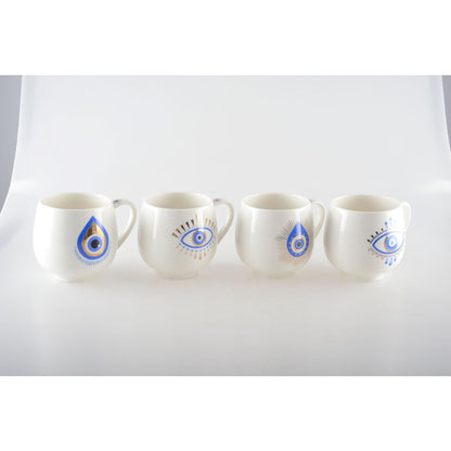 lot of 4 mugs - espresso cups - CozyVibe.eu