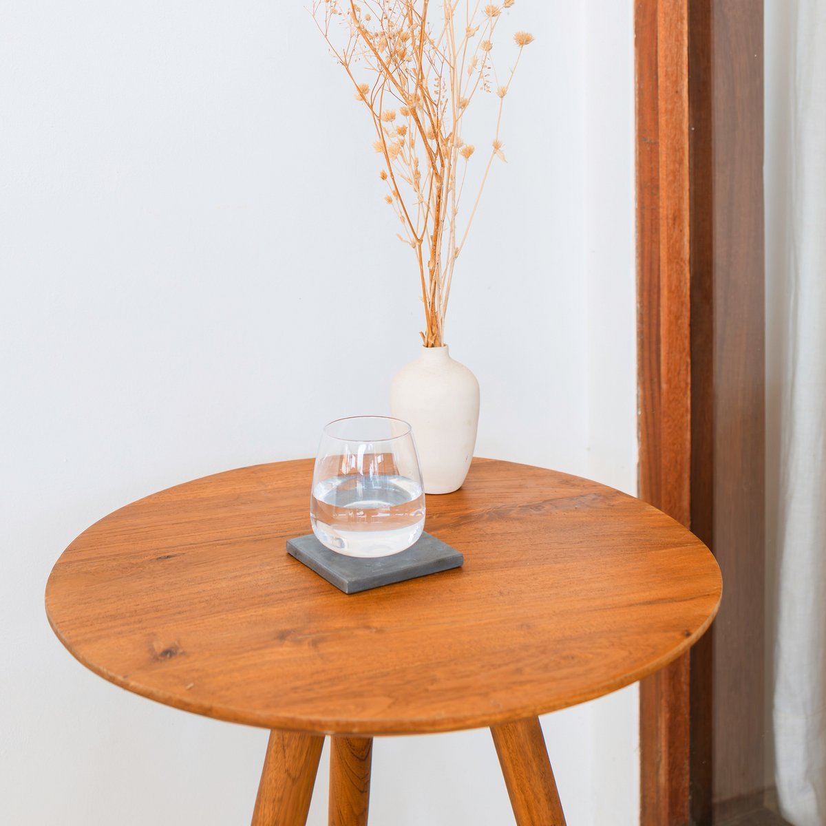 MEWALI Grey Marble Coasters – Handmade Square Glass Coaster Set - CozyVibe.eu