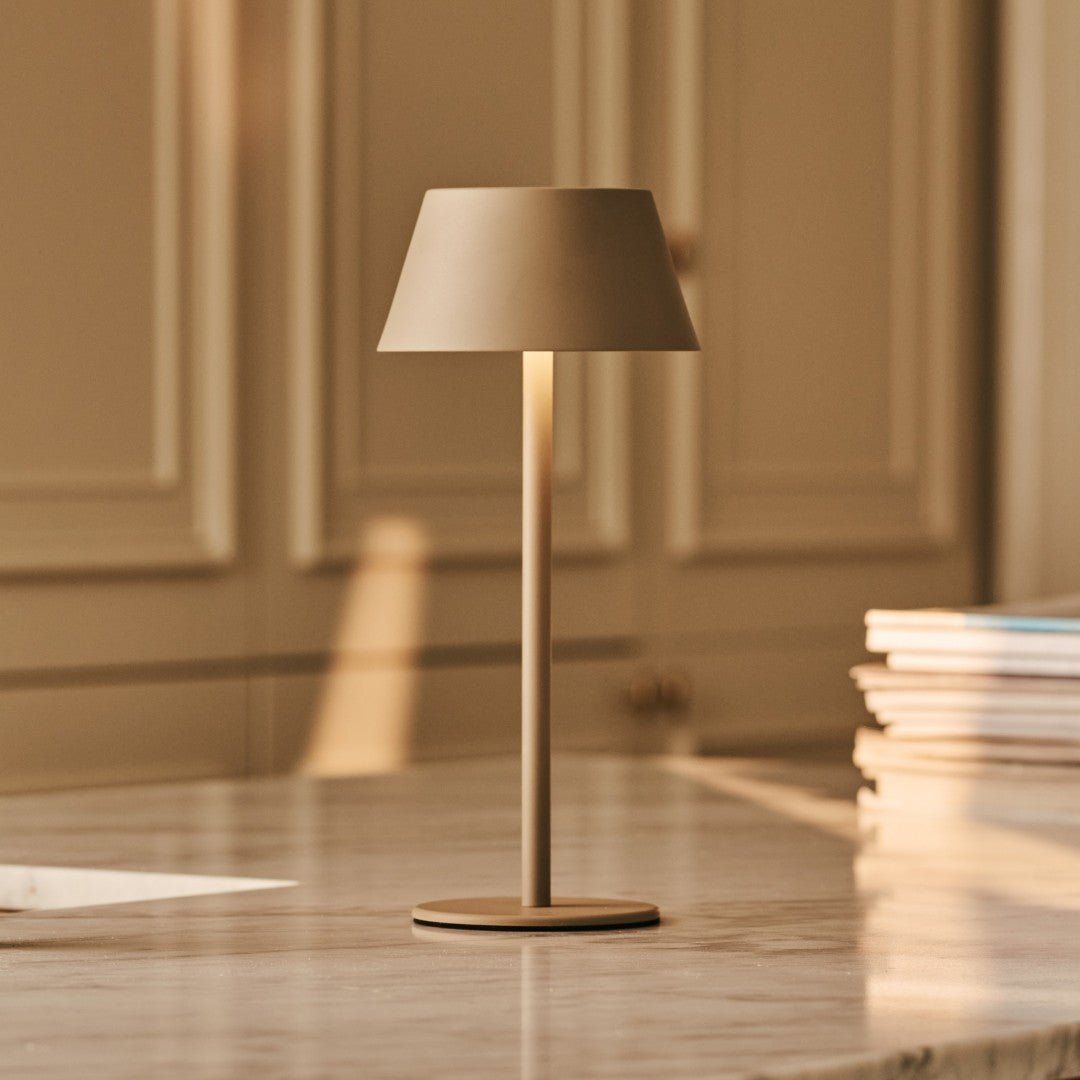 Milou Table Lamp – Cordless Rechargeable Light with 3 Modes - CozyVibe.eu