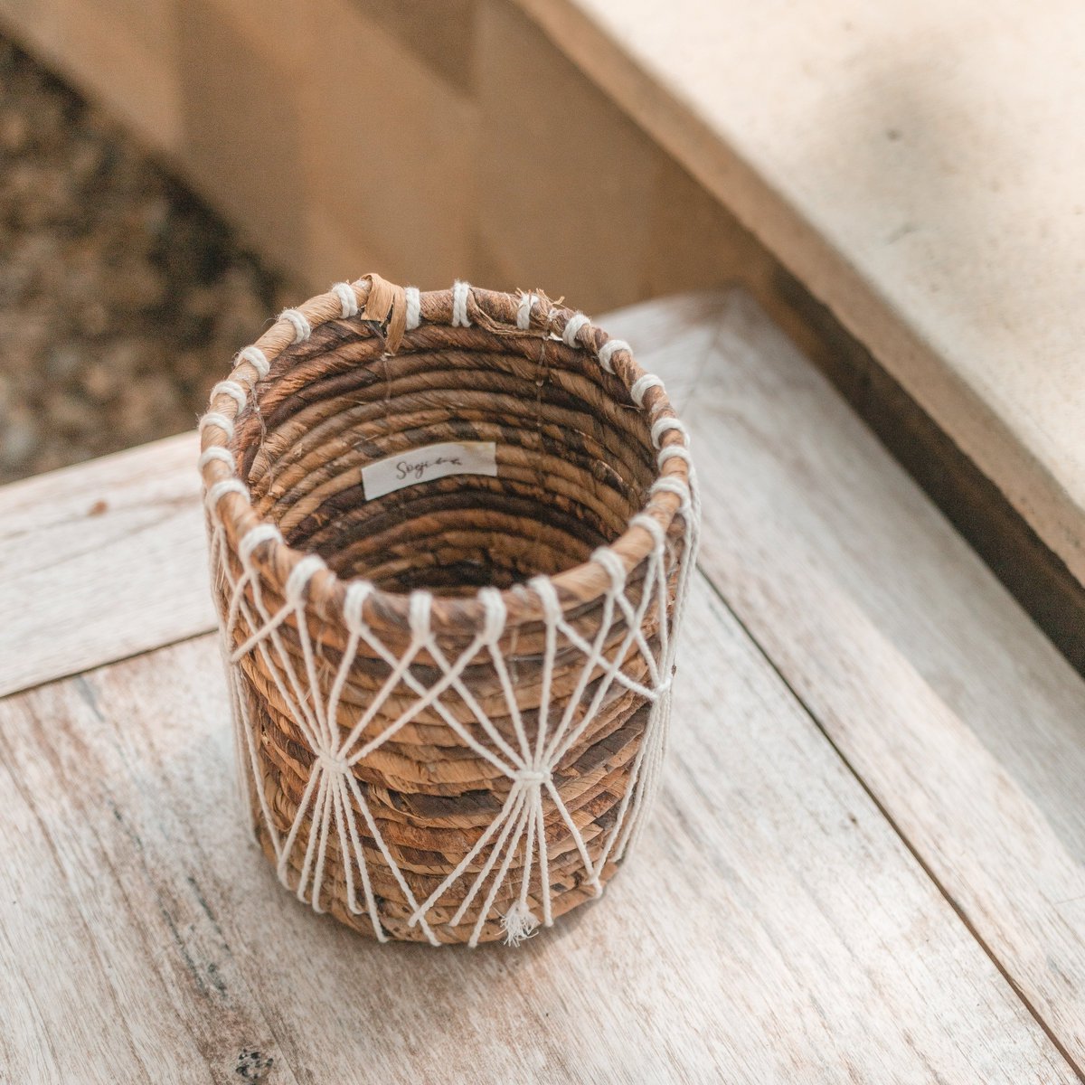 Handwoven Muko basket for cozy home décor by CozyVibe

