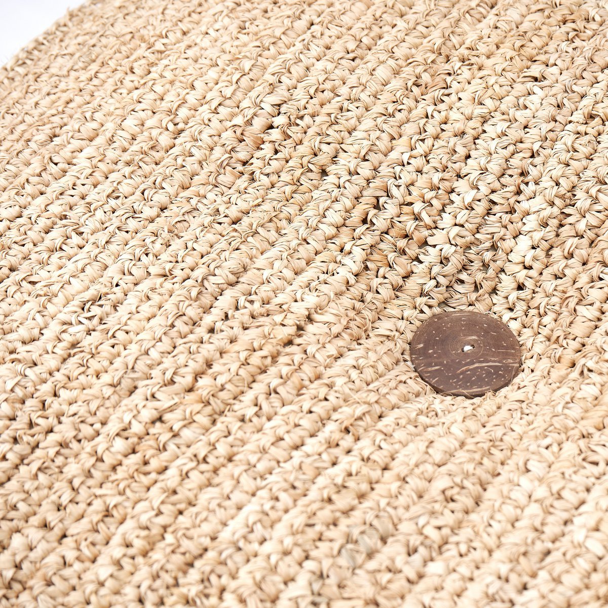 Pouf | Beanbag PADAR made of Raffia - CozyVibe.eu