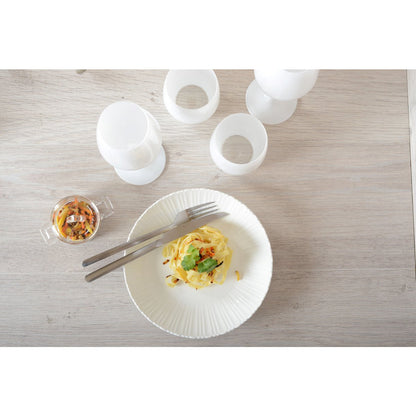 Rosa white bowl 21x21x6.3cm - CozyVibe.eu