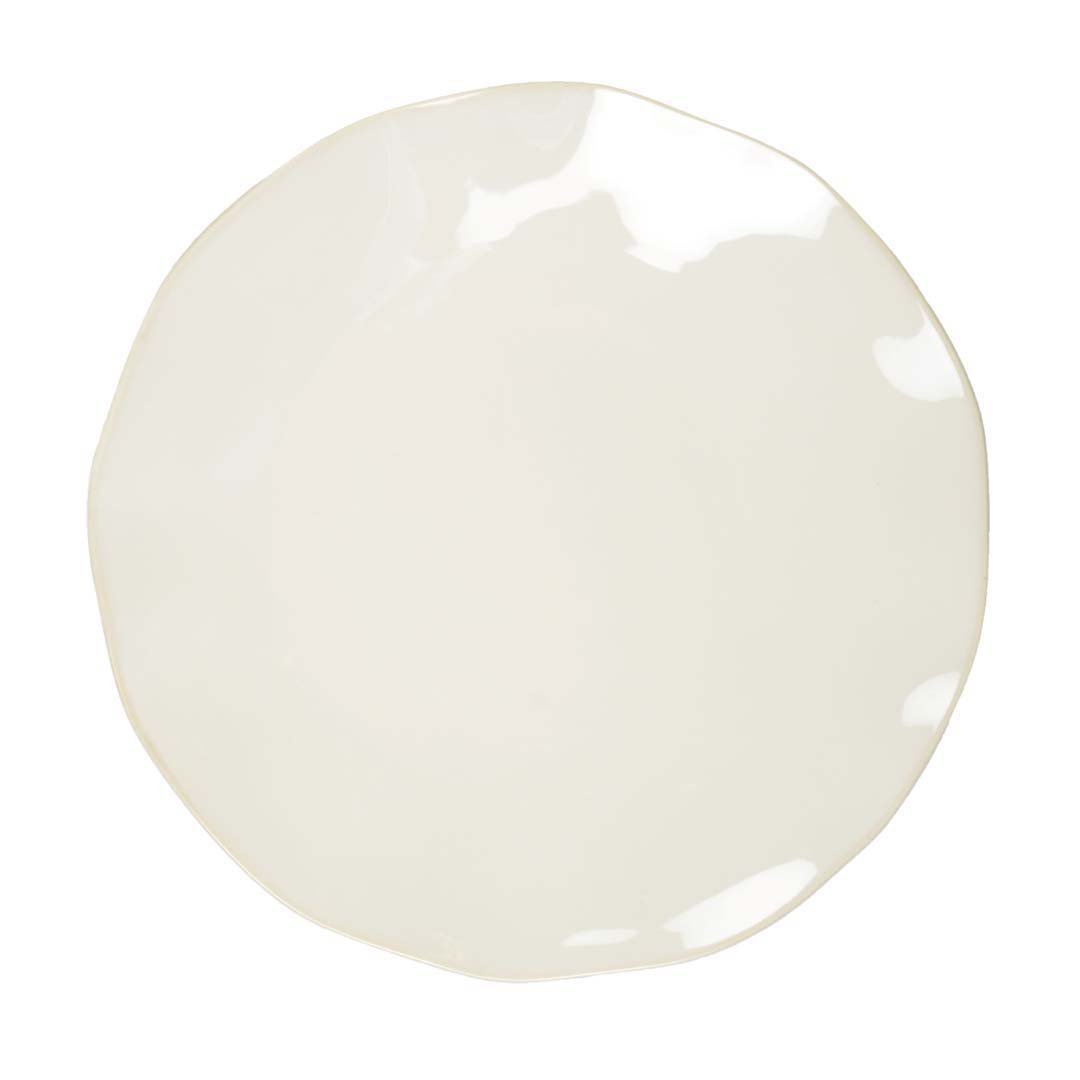 Rosa white flat plate 27x27x2.8cm - CozyVibe.eu