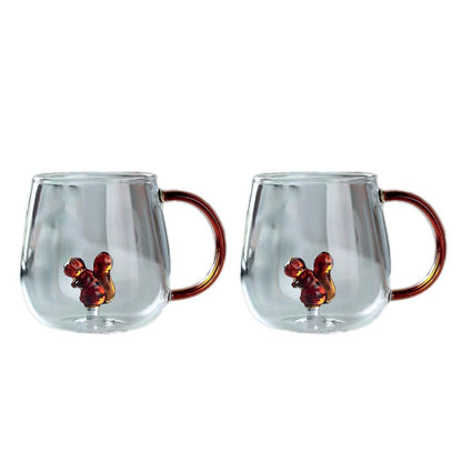 Squirrel tea cups - Lot of 2 - CozyVibe.eu