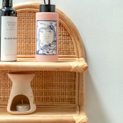 TIASA Rattan Wall Shelf – Handmade Boho Design for Stylish Storage - CozyVibe.eu