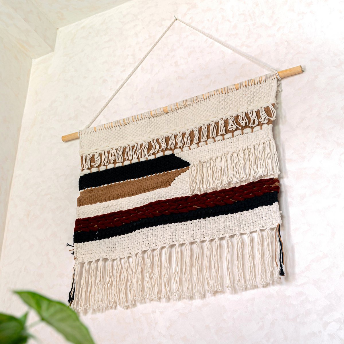 Handwoven Macrame Wall Decor UDARA Boho Style Home Decoration | CozyVibes

