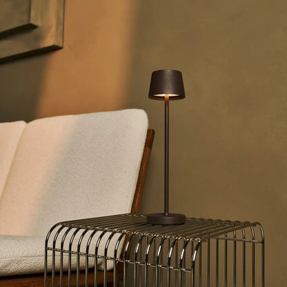Vondel Mocha Brown Rechargeable and Cordless Lamp - CozyVibe.eu