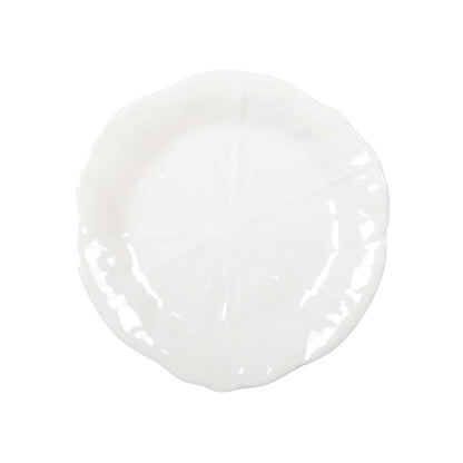 White dessert plate in melamine 21x21x1.5cm - CozyVibe.eu
