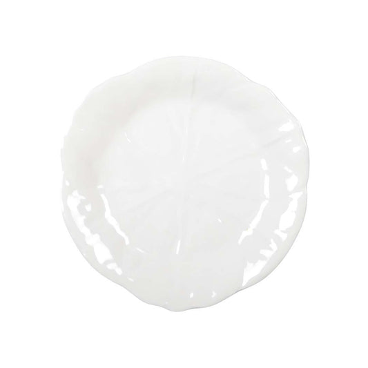 White dessert plate in melamine 21x21x1.5cm - CozyVibe.eu