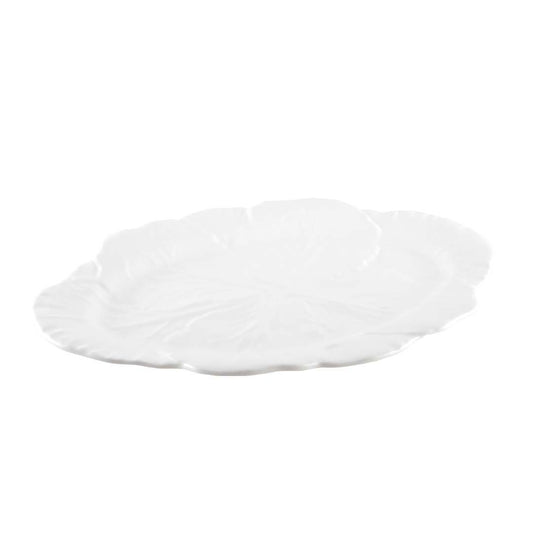 White oval serving platter - Melamine 50x40x2cm - CozyVibe.eu